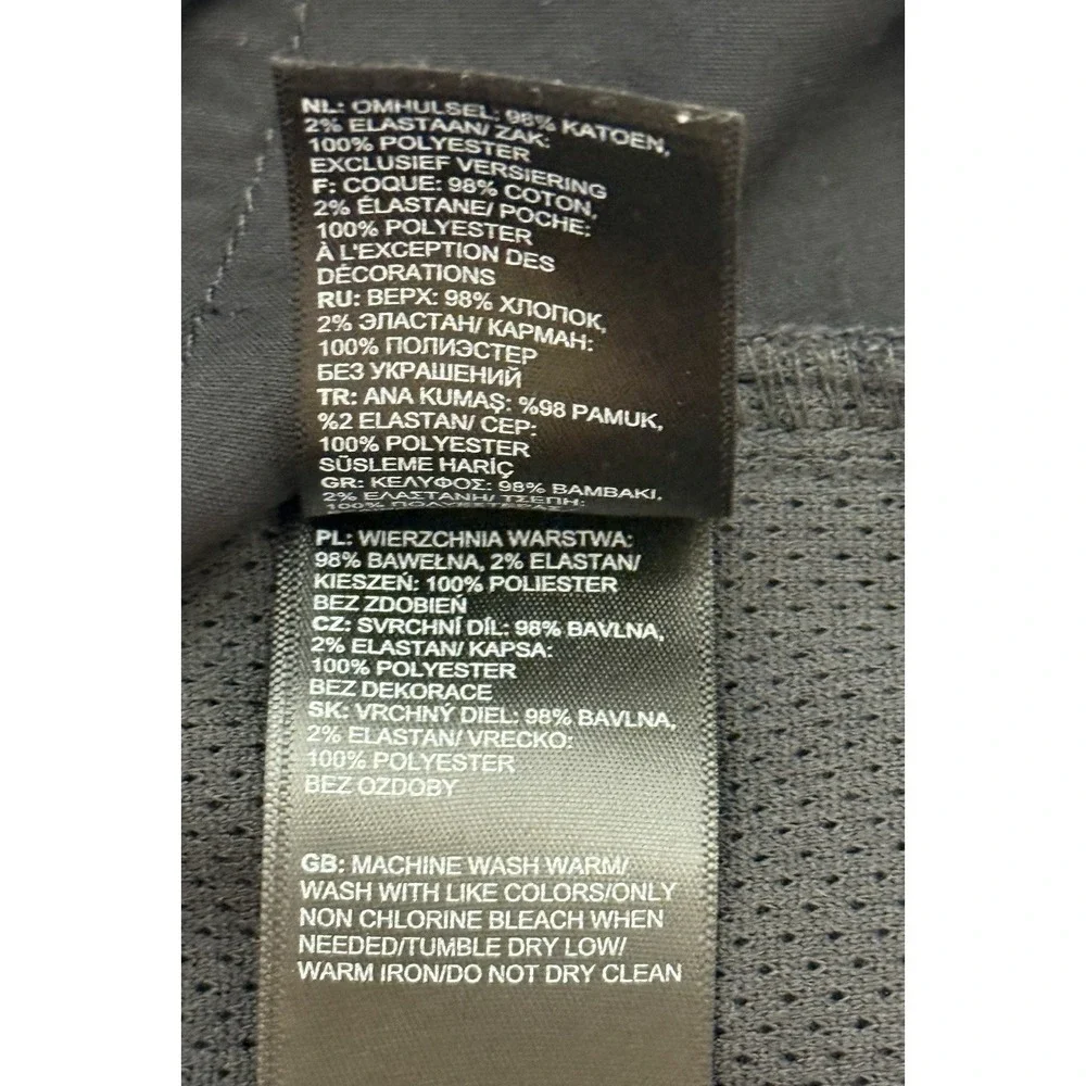 The North‎ Face Men's 38 Black Flat Front Bermuda Shorts Pockets